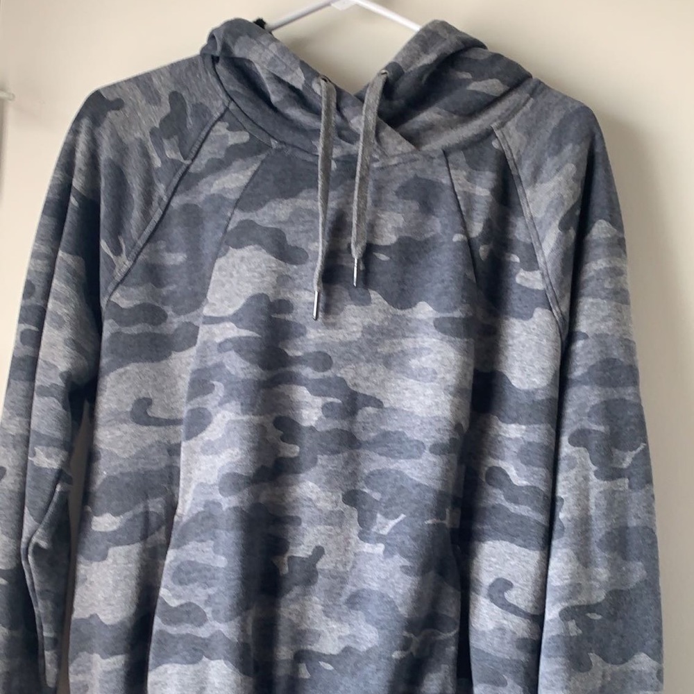 Grey Camo Hoodie Size Medium